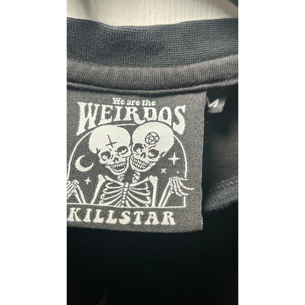 Killstar Long Sleeve T-Shirt Baphomet Occult Graphic Size M Black Goth Alt Shirt - Picture 4 of 9